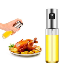 Aceitero Vinagrero De Vidrio Con Pico Difusor En Spray