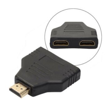 Alternative view of Adaptador Convertidor HDMI Macho A Dos HDMI