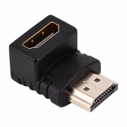 Adaptador Hdmi Hembra A Hdmi Macho Codo - Imagen 2