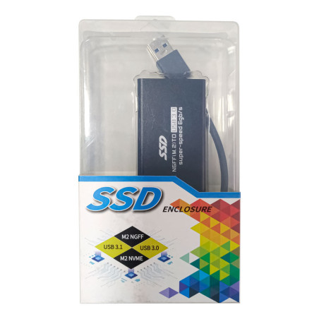 Adaptador M2 Ssd Usb 3.0 Cofre Case Carry Disk Ngff - Imagen 2