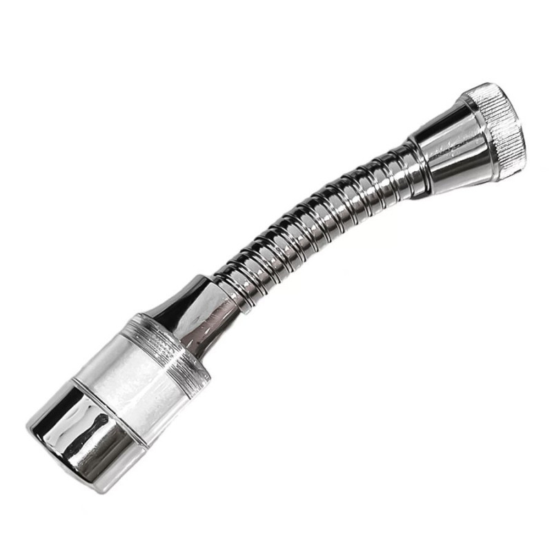 Alargador Grifo Flexible Pico Canilla Conversor Con Filtro - Imagen 2