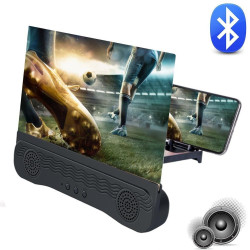 Amplificador de Pantalla 12" HD para Teléfono Altavoz Bluetooth