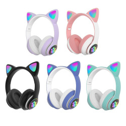 Auriculares Inalambricos Coneccion BT / Aux 3.5mm Vincha Con