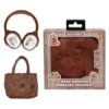 Auriculares Vincha Recargables BT Con Cartera Peluche Capybara