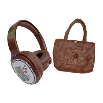 Alternative view of Auriculares Vincha Recargables BT Con Cartera Peluche Capybara