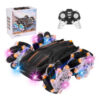 Auto Todo Terreno A Control Remoto Ruedas RGB Recargable Stunt