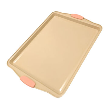 Alternative view of Bandeja Antiahderente De Acero Revestimiento Ceramico Con Asas
