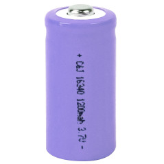 Alternative view of Bateria Litio 16340 Recargable 1800mAH