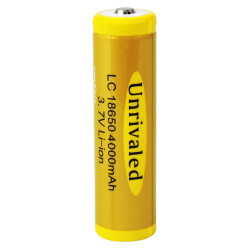 Alternative view of Bateria Litio LC18650 Recargable Unrivaled 4000mAH