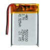 Batería Litio Recargable HKX 502030 3.7V 250mAh Mp3 Auricular