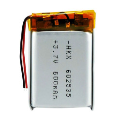 Batería Litio Recargable HKX 602535 3.7V 600mAh Mp3 Auricular