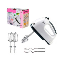 Batidora Electrica De Mano 7 Velocidades Batidor Y Amasador