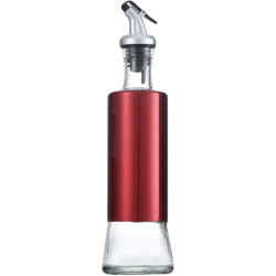 Botella De Vidrio Con Pico Docificador Aceitero Vinagrero