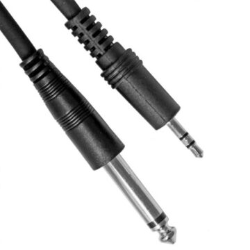Alternative view of Cable Auxiliar 3.5mm A Plug 6.5mm Mono 1.5