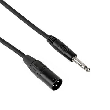 Cable XLR Macho A Plug 6.3mm Para Microfono 5