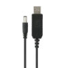Cable USB BOOST 1A Pin Macho 5.5mm*2.1mm Conversor 5V A