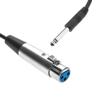 Cable XLR Macho A Plug 6.3mm Para Microfono 1,5