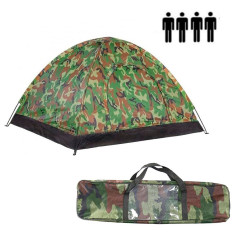 Carpa Camuflada 4 Personas Camping Iglu 208x208x145cm
