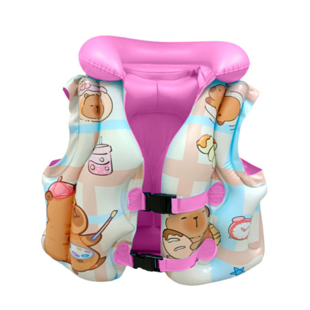 Chaleco Inflable Salvavidas Infantil Letras Talle S - Imagen 5