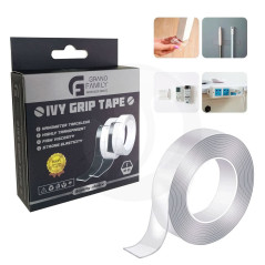 Cinta Doble Faz Transparente 1 Metros 28mm Ivy Grip