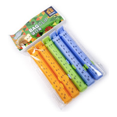 Clip Bag Cierra Bolsa Broche X5 Hermético Plástico Con