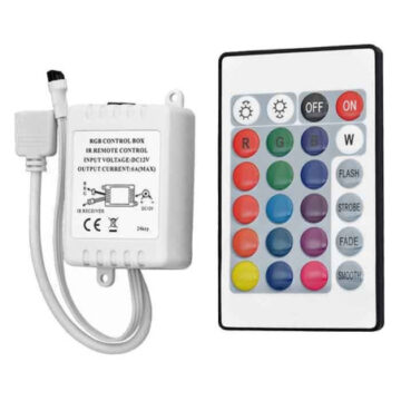 Controladora Rgb Con Control Remoto De 24
