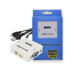 Conversor de Hdmi a VGA + Audio
