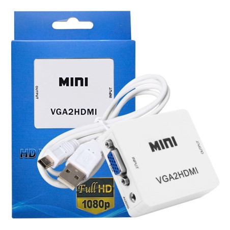 Conversor de VGA + Audio a HDMI Activo