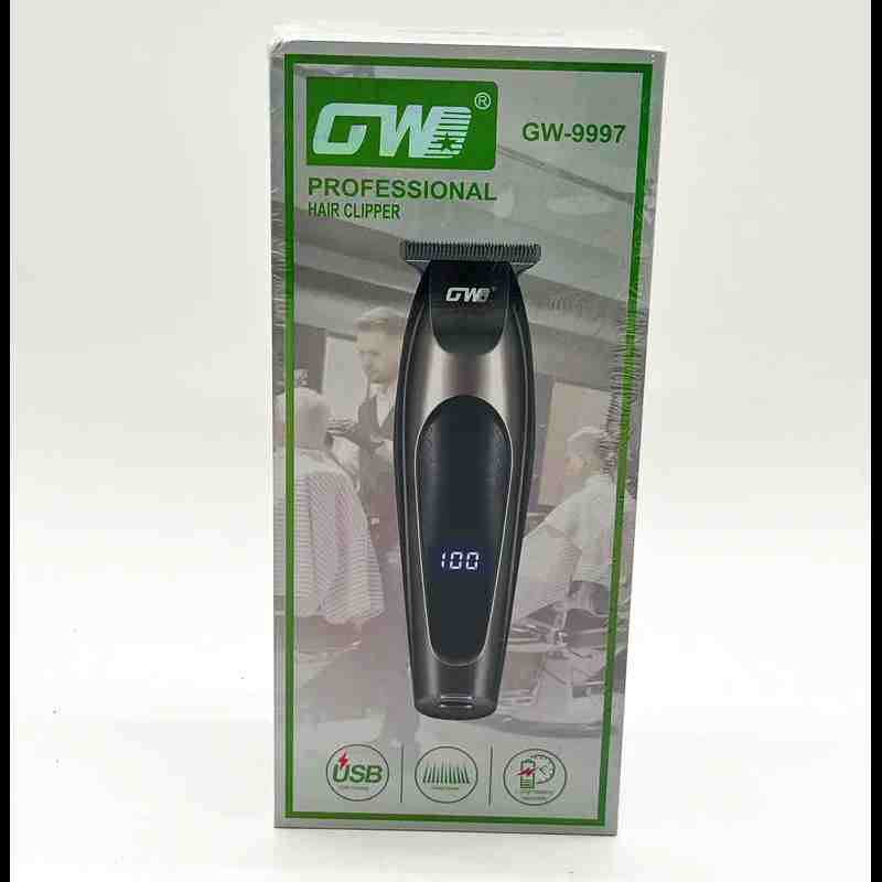 Cortadora Afeitadora GWD Profesional Pelo Y Barba Recargable USB - Imagen 2