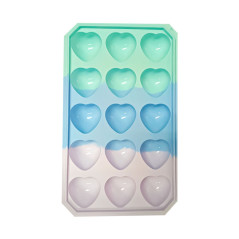 Cubetera De Silicona Con Tapa Hermetica Hielo En Forma De