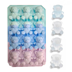 Cubetera De Silicona Con Tapa Hermetica Hielo En Forma De