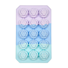Cubetera De Silicona Con Tapa Hermetica Hielo En Forma De