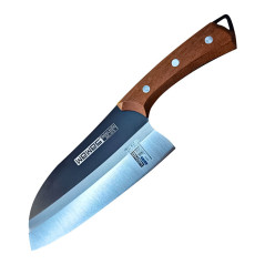 Cuchillo De Cocina Cheff Mango De Madera Hoja De