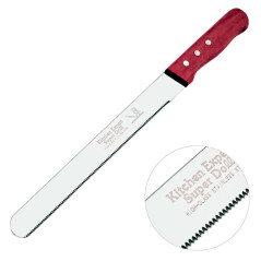 Cuchillo Dentado Serrucho Acero Inoxidable Mango De Madera