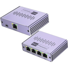 Divisor Splitter Ethernet 1 A 2 Rj45 Internet 1000 - Imagen 3