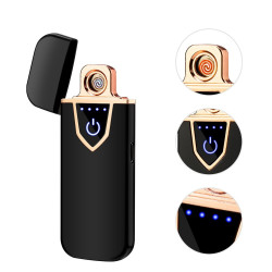 Alternative view of Encendedor Tactil Recargable USB Metalico Sin