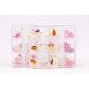 Estuche Con 6 Glitter Strass Gibre Para Uñas Nail Art