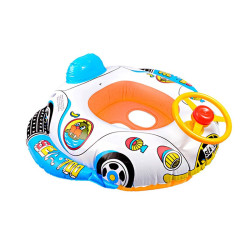 Flotador Salvavidas Inflable Infantil Carro Con Volante Y