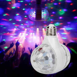 Foco Doble Led Giratorio 6W Colores Luces Dj Bolichero