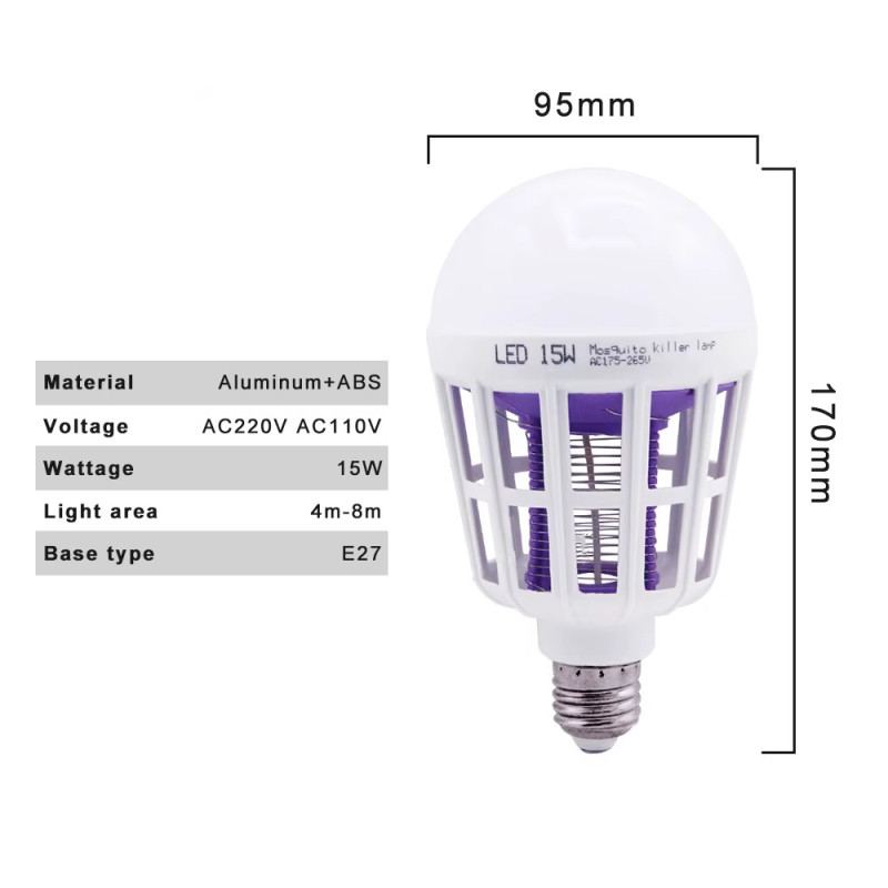 Foco Lampara Electrica 15w Mata - Imagen 3