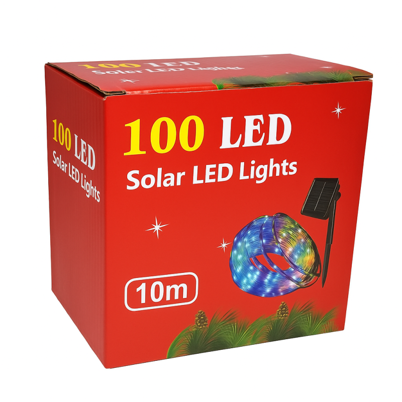 Guirnalda LED Solar 240 LEDs Multicolor – Exterior/Interior - Imagen 2