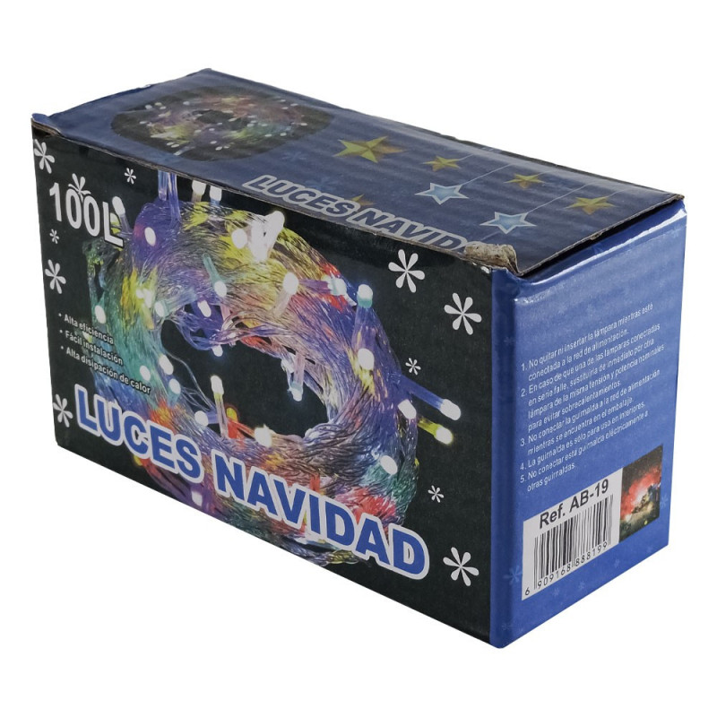 Guirnaldas de Luz RGB de Navidad 100 luces led con focos de - Imagen 3