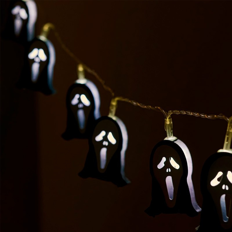 Guirnaldas Luminosas Ghostface Scary Movie Halloween Noche De - Imagen 2