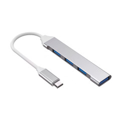 Puertos x3 Hub USB-C Puertos USB 2.0 + 1 Puerto USB 3.0 Para Pc