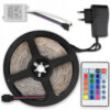 Luz Completo Tira Led 2835 Rgb Siliconada + Control +
