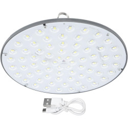 Lampara Led De Emergencia Recargable Luz Fria 2400mAh
