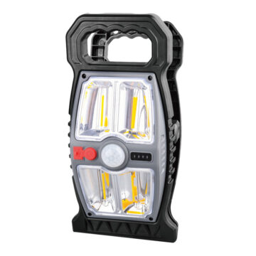 Lampara Recargable Con Carga Solar Clip Broche Para Camping Y