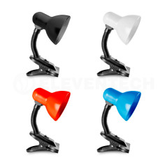 Lámpara Velador De Escritorio Sujetador Broche Clip Pinza