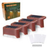 Lamparas De Exteriores LED Recargables Panel Solar Escalones Y