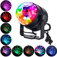 Luz Esfera Led Rgb Magica Mini Audioritmica Para Fiesta